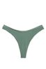 Victoria's Secret PINK Forest Green Thong Seamless Lace Back Knickers