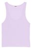 Victoria's Secret PINK Pastel Lilac Purple Modal Rib Sleep Tank Top