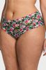 Victoria's Secret Black Tropical Cheeky Posey Lace Knickers