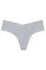 Victoria's Secret PINK Grey Oasis Thong No Show Knickers