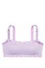 Victoria's Secret PINK Pastel Lilac Purple Super Soft Logo Scoop Bralette