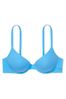 Victoria's Secret PINK Castaway Blue Rib Lightly Lined Demi Bra
