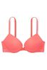 Victoria's Secret PINK Crazy For Coral Pink Super Push Up Super Soft Bra