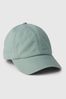 Green Organic Cotton Baseball Hat