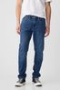 Blue Slim Jeans with Washwell