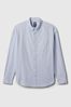 Blue Long Sleeve Oversized Oxford Shirt