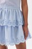 Blue Crinkle Gauze Dress (4-13yrs)