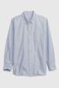Blue Organic Cotton Long Sleeve Oxford Shirt (4-13yrs)