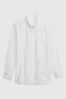 White Organic Cotton Long Sleeve Oxford Shirt (4-13yrs)