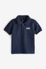 Navy/Blue Logo Pique Baby Polo Shirt (Newborn-5yrs)