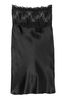 Victoria's Secret Black Archive Lace Strapless Slip Dress