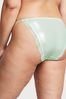 Victoria's Secret Misty Jade Foil Green Bikini Knickers
