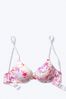 Victoria's Secret PINK Triumph White Floral Fun Wear Everywhere Push Up Bra