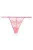 Victoria's Secret Appleblossom Pink Mesh  Lace V-String Knickers