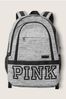 Victoria's Secret PINK Jet Lag Heather Grey College Backpack