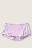 Victoria's Secret PINK Cabana Purple and Silver Cotton Short Knickers