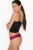 Victoria's Secret Claret Red Lace Thong Knickers