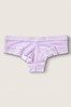 Victoria's Secret PINK Cabana Purple Lace Logo Thong Knickers