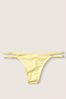 Victoria's Secret PINK Subtle Yellow Cotton Thong Knicker