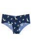 Victoria's Secret Navy Lemons in the Sun No Show Cheeky Knickers