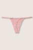 Victoria's Secret PINK Damsel Pink Cotton G String Knicker