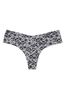Victoria's Secret Black Heavenly Lace No Show Thong Knickers