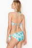Victoria's Secret Hydrangea Bloom Blue SideTie Bikini Bottom