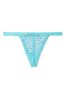 Victoria's Secret Aqua Dot Lace G String Knickers