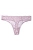 Victoria's Secret Pastel Lavender Purple Lace Thong Panty