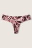 Victoria's Secret PINK Tie Dye Sheer Pink Period Thong Knicker