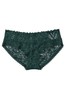Victoria's Secret Envious Green Lace Hipster Panty