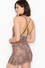 Victoria's Secret Leopard Love Lace Slip Dress