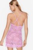 Victoria's Secret Ochid Bouquet Purple Lace Slip Dress