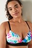 Victoria's Secret PINK Tie Dye Optic White Smooth Non Wired Push Up T-Shirt Bra