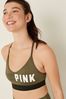 Victoria's Secret PINK Vintage Green Lightly Lined Low Impact Sports Bra