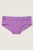 Victoria's Secret PINK Amethyst Orchid Purple Cotton Logo Hipster Knicker