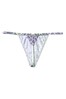 Victoria's Secret Violet Muse Purple Ombre Leopard Cotton G String Panty