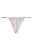 Victoria's Secret Coral Hibiscus Orange Ombre Leopard Cotton G String Panty
