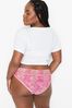 Victoria's Secret Tie Dye Sweet Briar Rose Pink Lace Hipster Panty