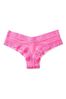 Victoria's Secret Hollywood Pink Cotton Lace Waist Cheeky Panty