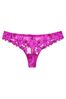 Victoria's Secret Very Fuschia Embroidered Thong Knickers