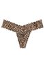 Victoria's Secret Soft Sand Tie Dye Nude Thong Lace Knickers