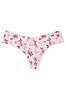 Victoria's Secret Angel Pink Butterfly Sign Noshow Thong Panty