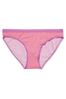 Victoria's Secret Pink Orange Monogram Cotton Bikini Knickers