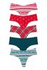 Victoria's Secret Lipstick Red Thong Multipack Knickers