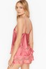 Victoria's Secret Appleblossom Pink Satin Lace Cami Set