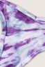 Victoria's Secret PINK Tie Dye Daisy Purple Cotton Thong Knickers