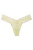 Victoria's Secret Iced Green Lace Thong Knickers