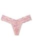 Victoria's Secret Berry Gelato Pink Lace Thong Knickers