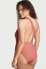 Victoria's Secret Canyon Rose Pink Essential Ribbed OneShoulder OnePiece